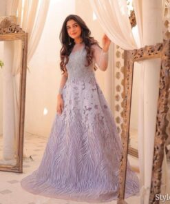 Latest Heavy Wedding Embroidered Unstitched Dress