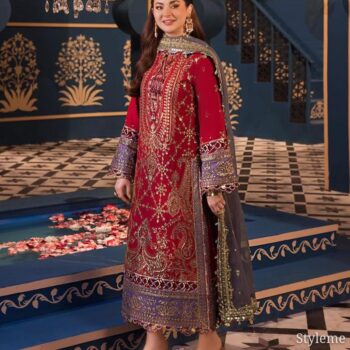 Embroidered Lawn Suit Unstitched 3 Piece