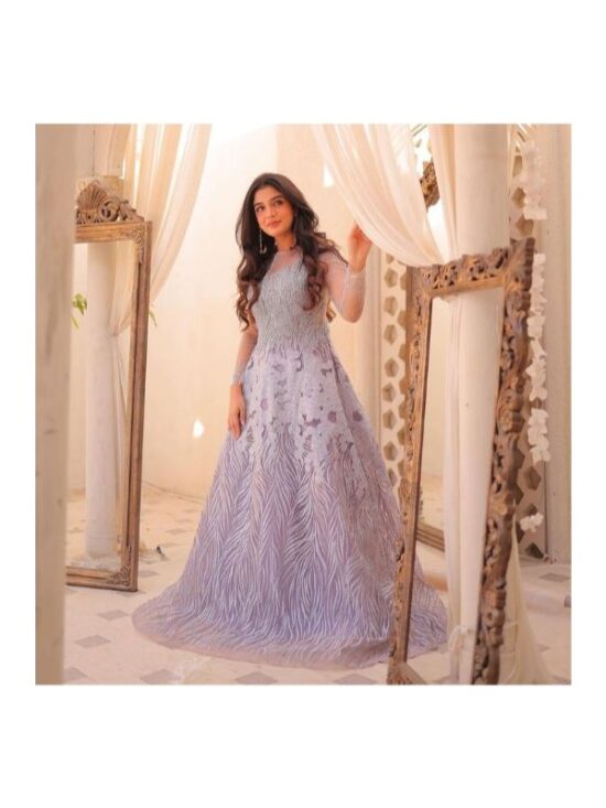 Latest Heavy Wedding Embroidered Unstitched Dress