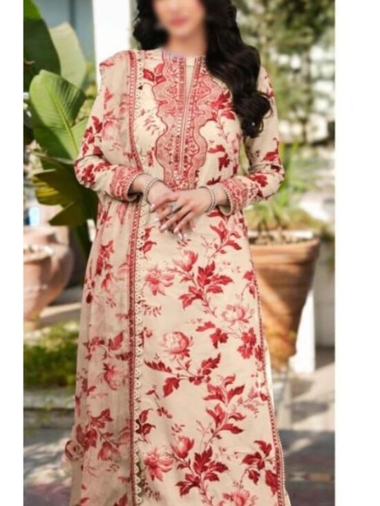 Lawn Article With Chiffon Dupatta