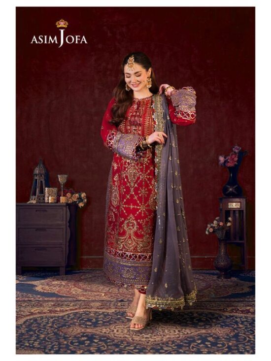 Embroidered Lawn Suit Unstitched 3 Piece