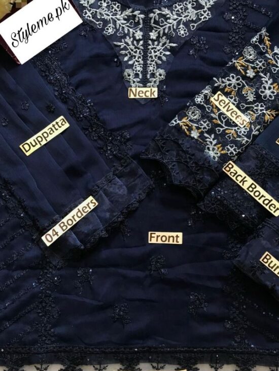 Alternative view of Azure Chiffon Collection & Malai Trouser