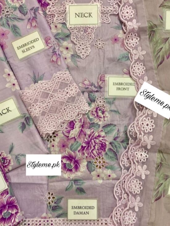Alternative view of Chickenkari Lawn Article With Chiffon Dupatta