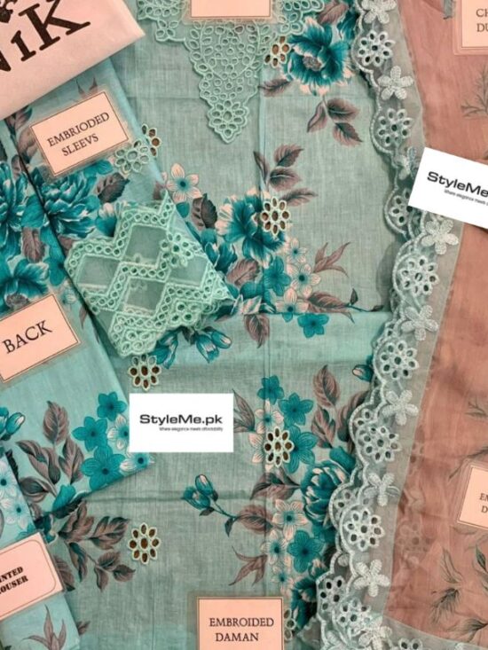 Alternative view of Chickenkari Lawn Article With Chiffon Dupatta