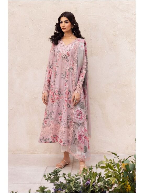 Chickenkari Lawn Article With Chiffon Dupatta