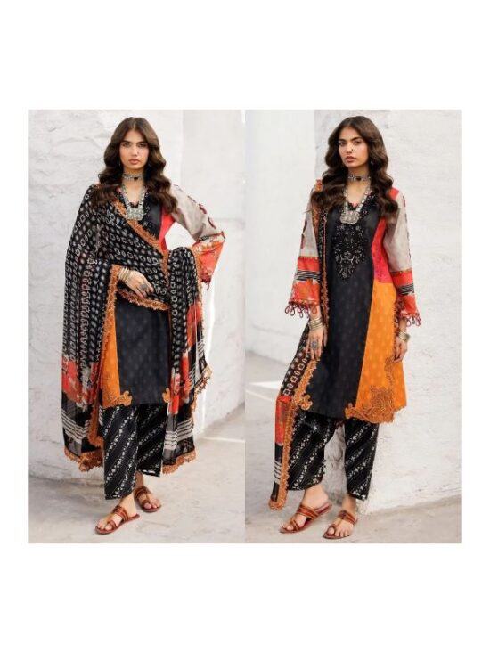 Lawn Article With Chiffon Dupatta (Hit Code)