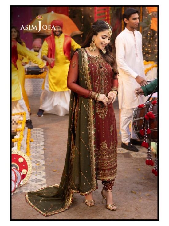Asim Jofa Heavy Chiffon Wear