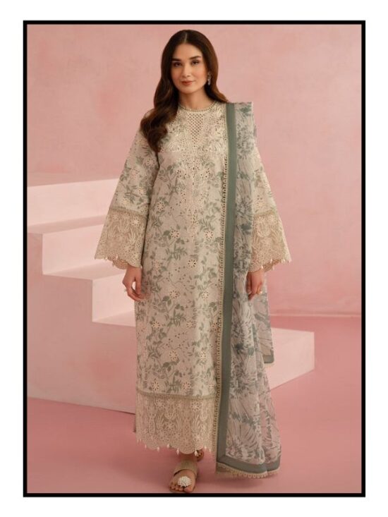 Chickenkari Lawn Collection & Chiffon Dupatta 2025