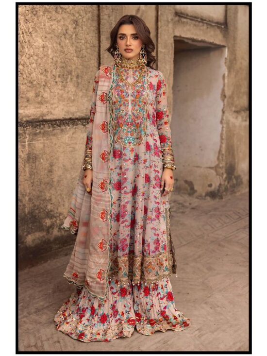 Presenting Chiffon Embroidered Unstitched Collection 