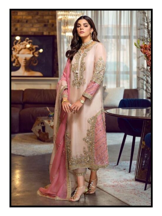 Serene Organza 3 Piece Dress