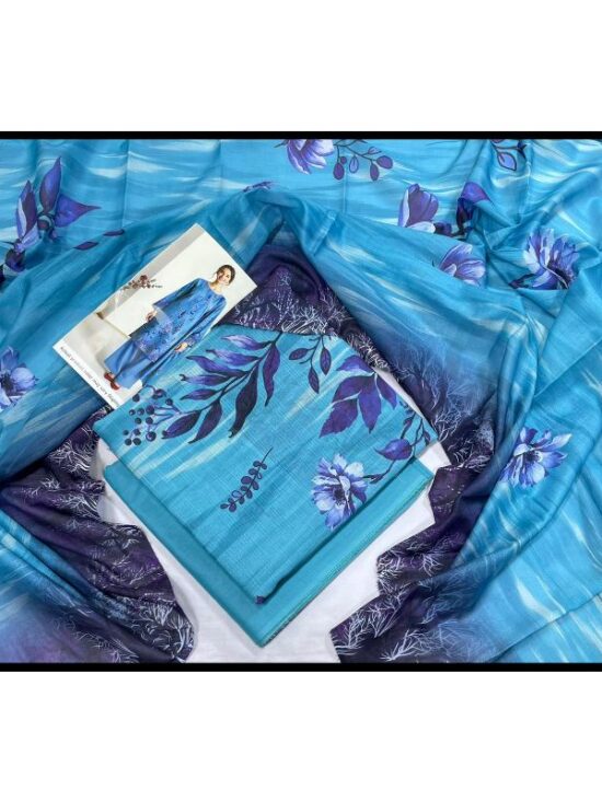 Original Printed Doria Lawn Voil Dupatta D-03