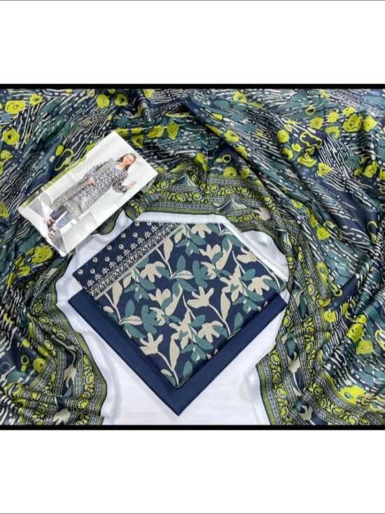 Elegant Original Digital Printed Cambric Article P-06